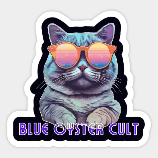 blue oyster cult Sticker